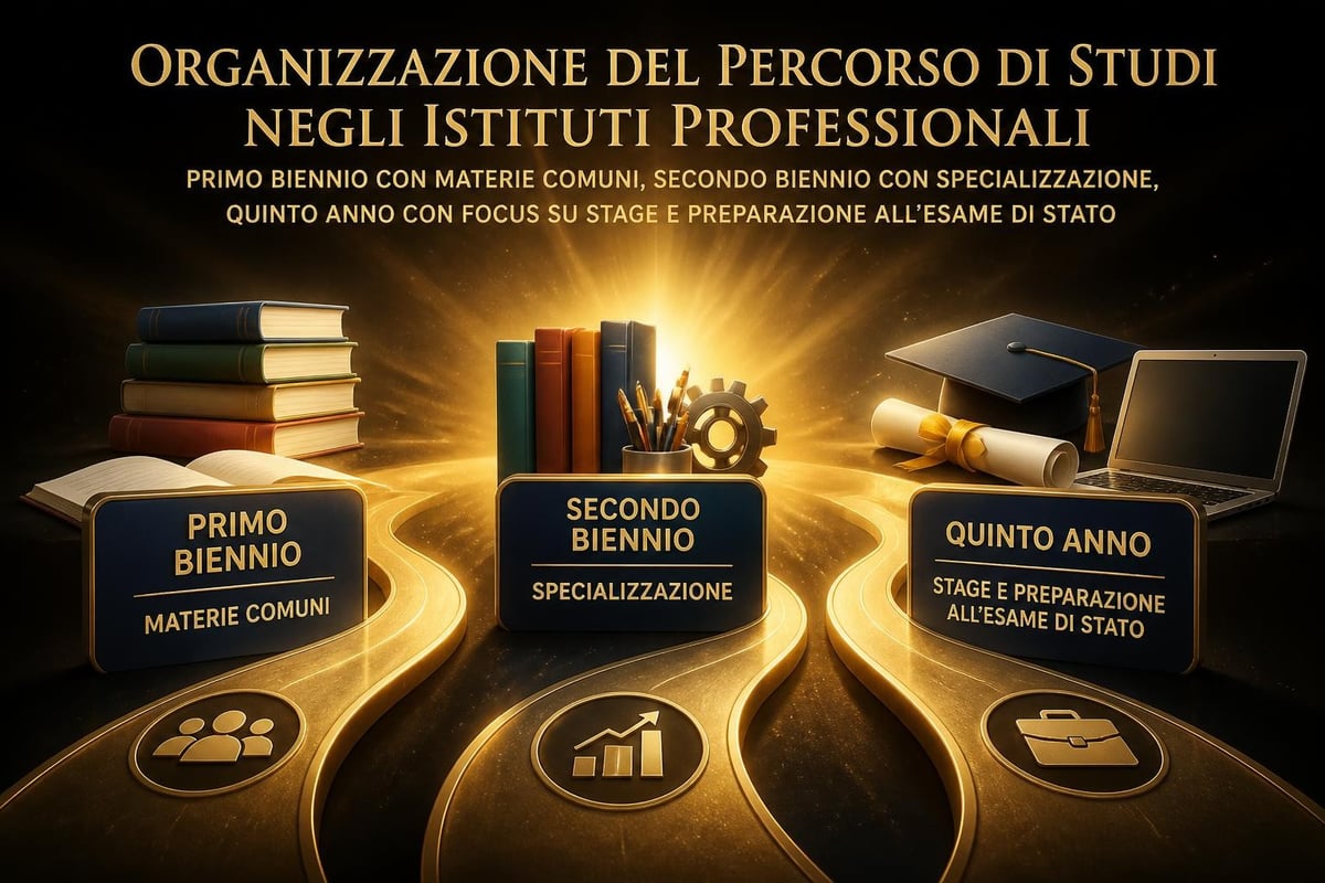 Struttura quinquennale istituti professionali
