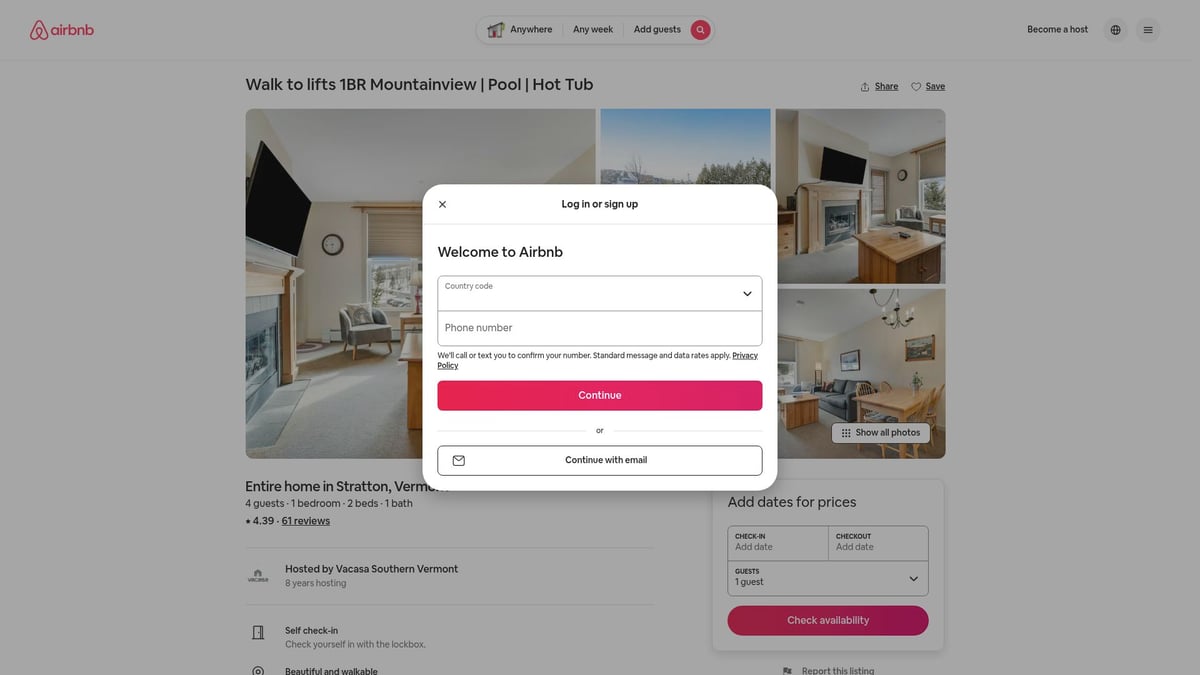 7 Best Lodging Stratton Mountain VT Options for 2026 Stays - Walk To Lifts 1br Mountainview | Pool | Hot Tub