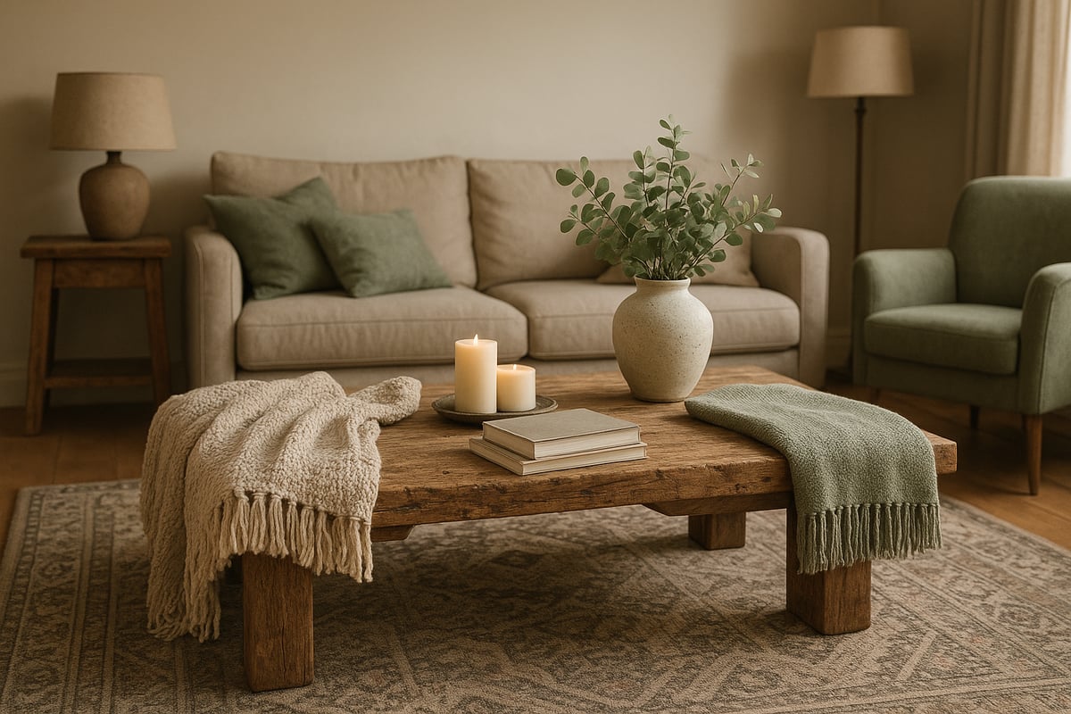 Styling Tips: Creating a Cozy and Inviting Living Room with Rustic Coffee Tables