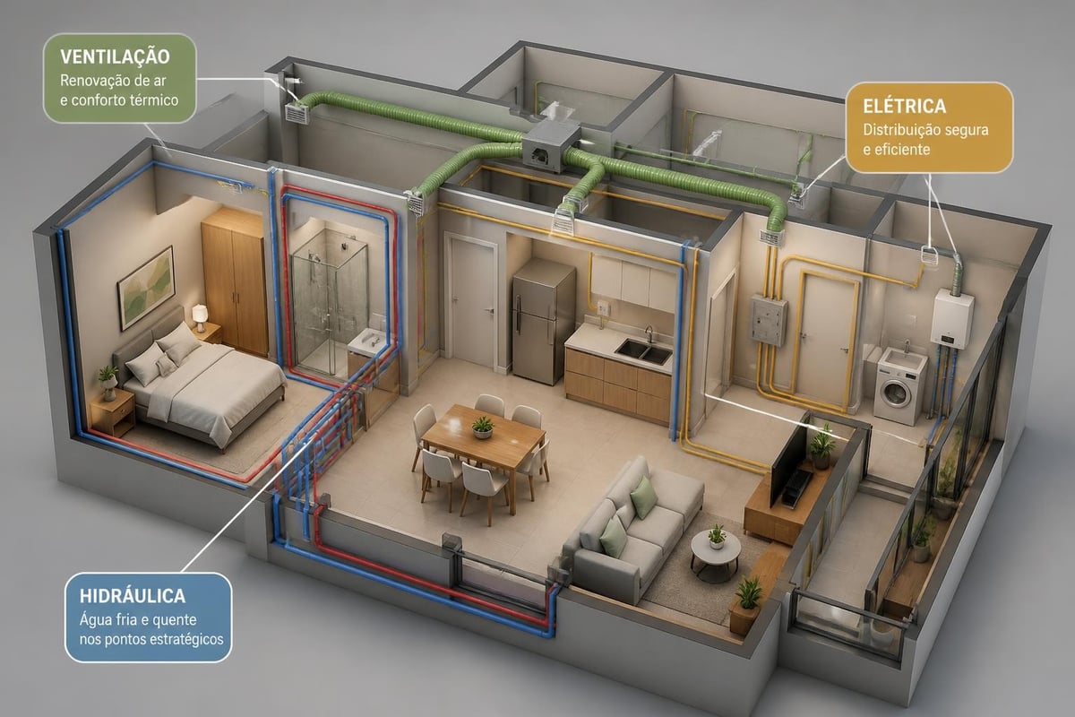 Infraestrutura técnica residencial