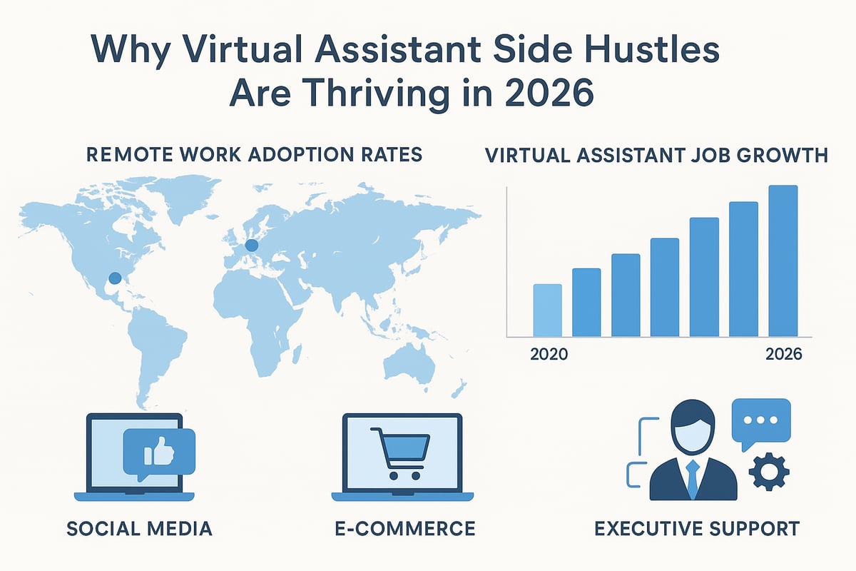 Why Virtual Assistant Side Hustles Are Thriving in 2026