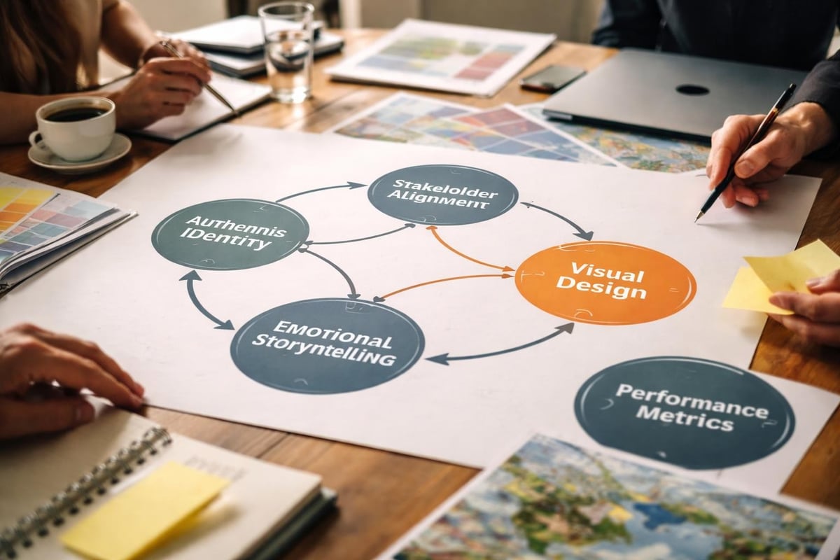 Place branding framework components