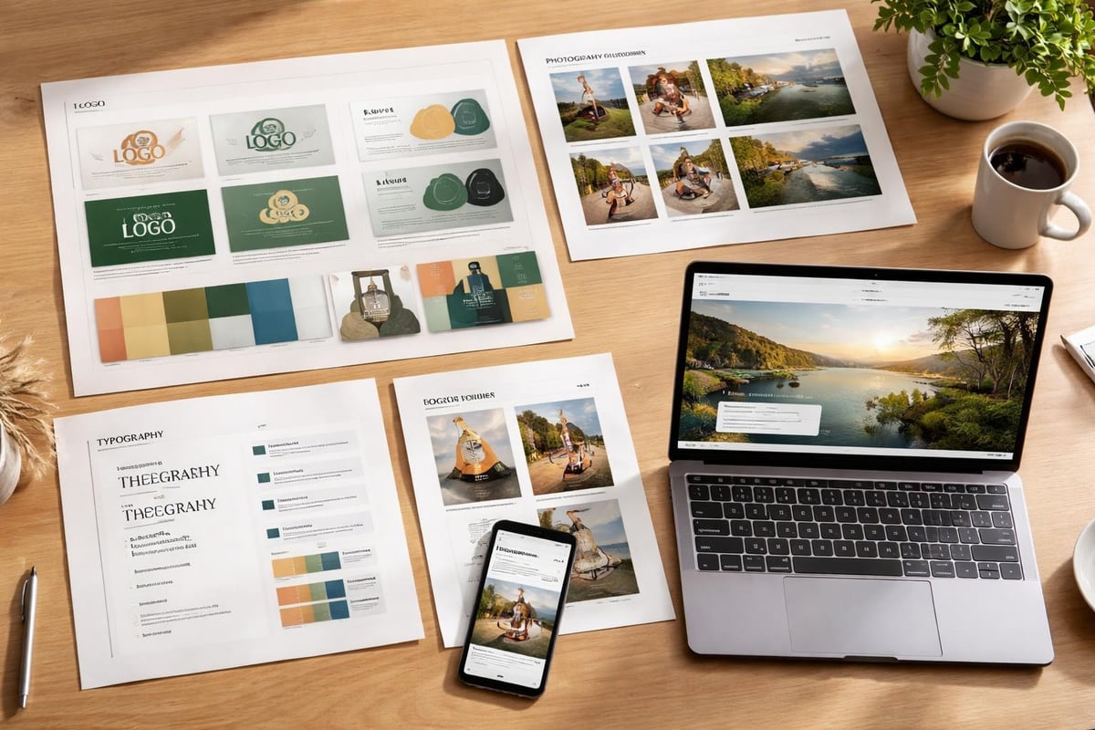 Place branding visual identity system