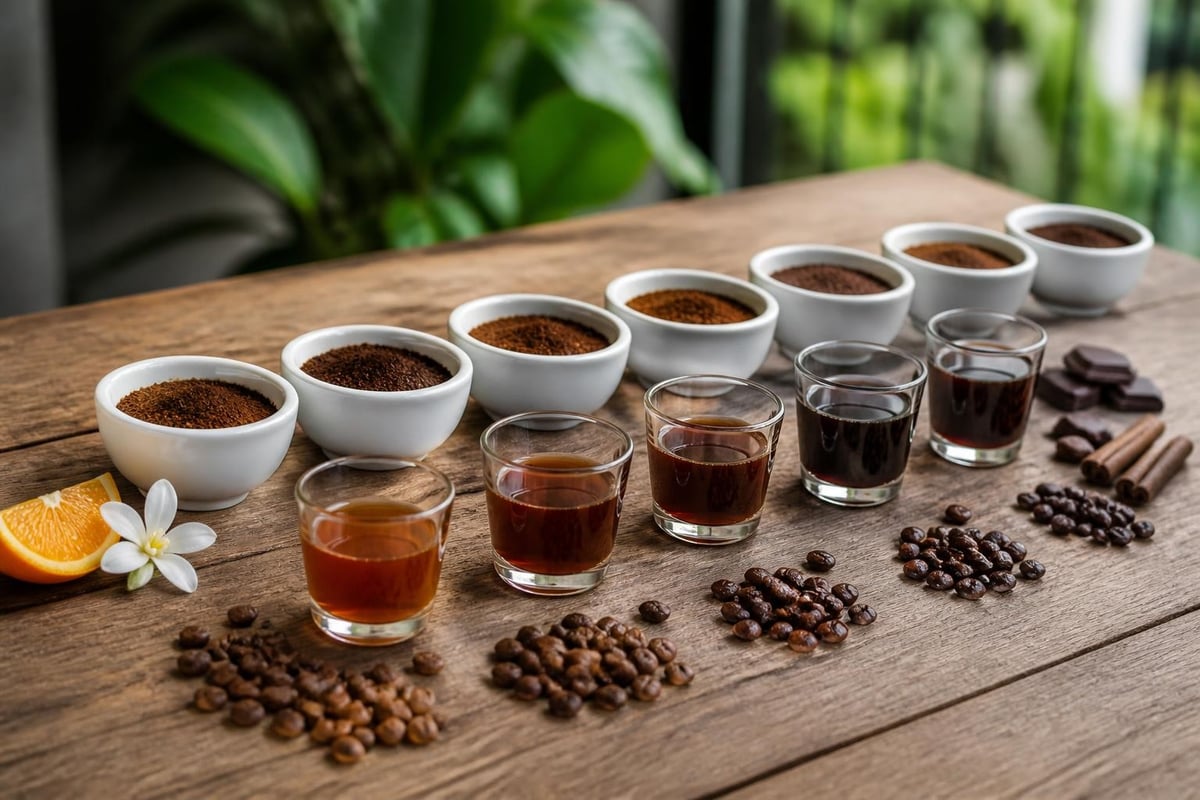 Specialty coffee flavor profiles