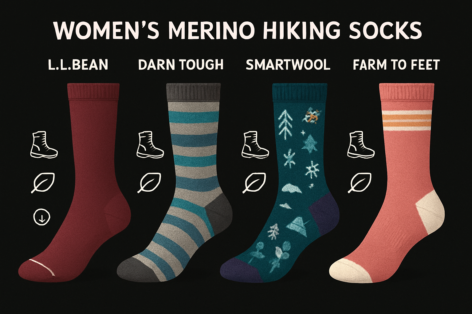 Comparing the Top Women’s Merino Hiking Sock Brands for 2025