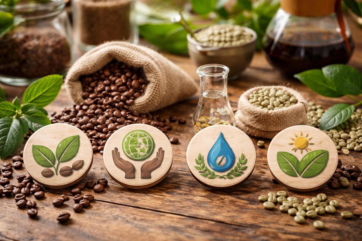 Labels qualité café décaféiné