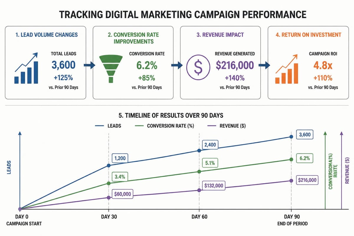 Case study metrics presentation