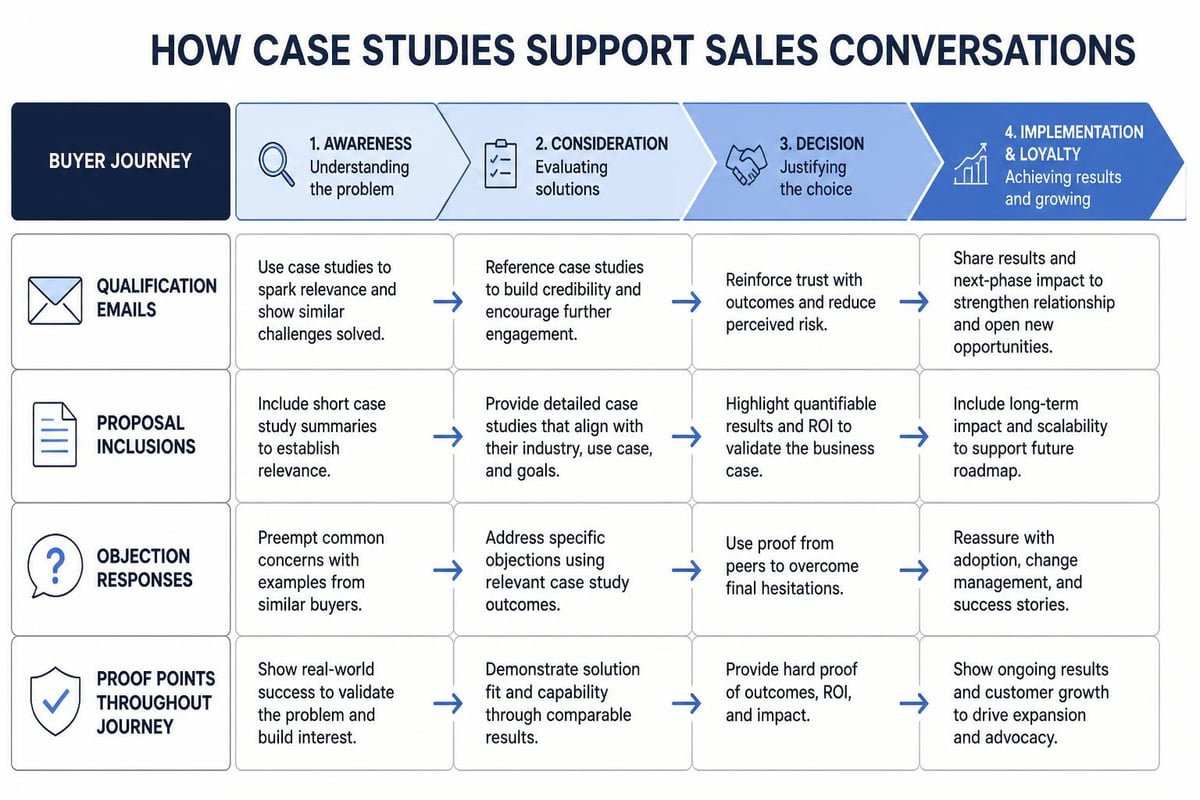Sales process case study integration