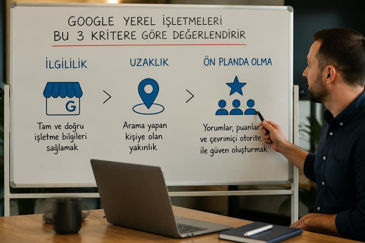 Google yerel seo ile sıralama faktörleri