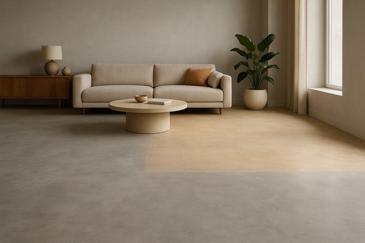 Verschillende soorten microcement gietvloeren