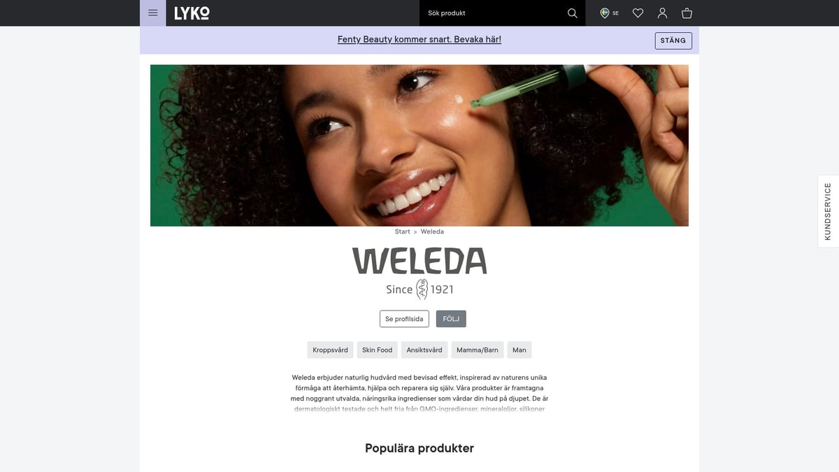 7 Måsten Inom Ekologisk Hudvård 2025 - Weleda