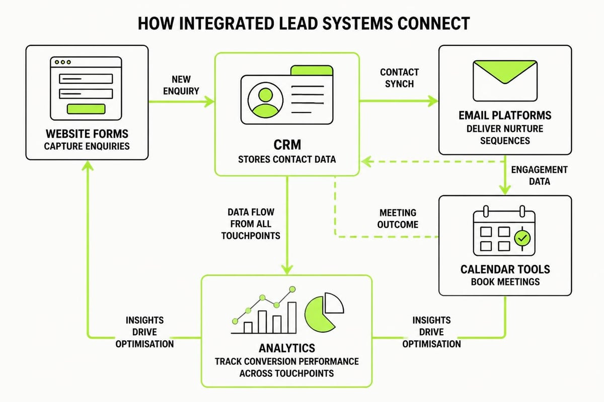 Lead system integration map