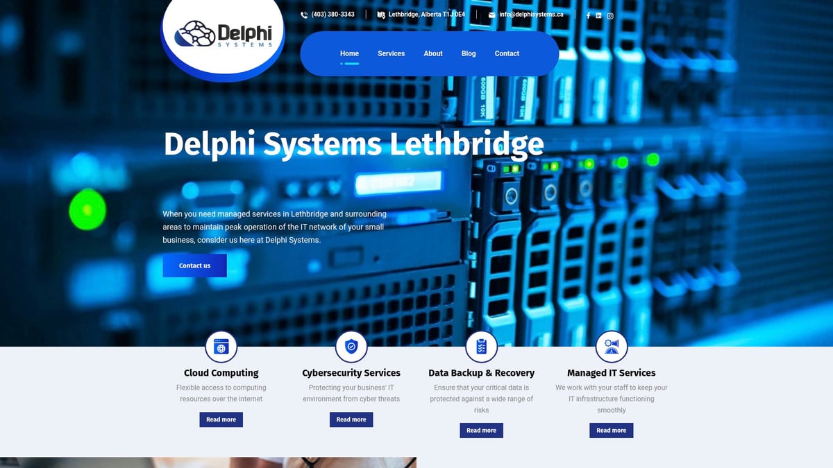 7 Ways a Managed IT Service Business Can Transform in 2026 - How Delphi Systems Inc. Empowers Small Businesses in Lethbridge
