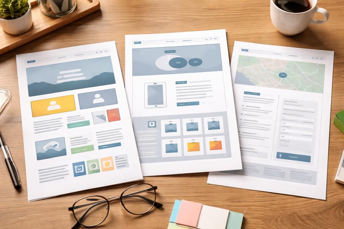 Visuelle Hierarchie im Webdesign