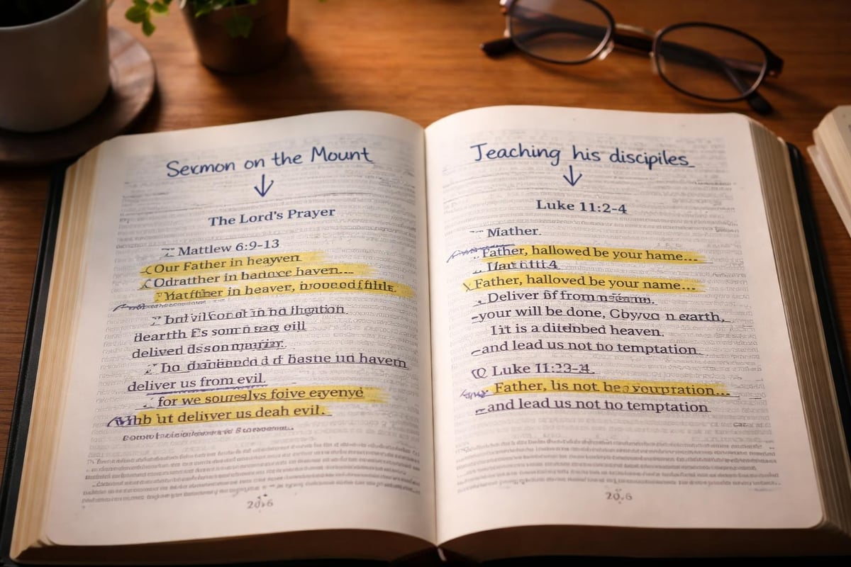 Biblical origins of the Our Father