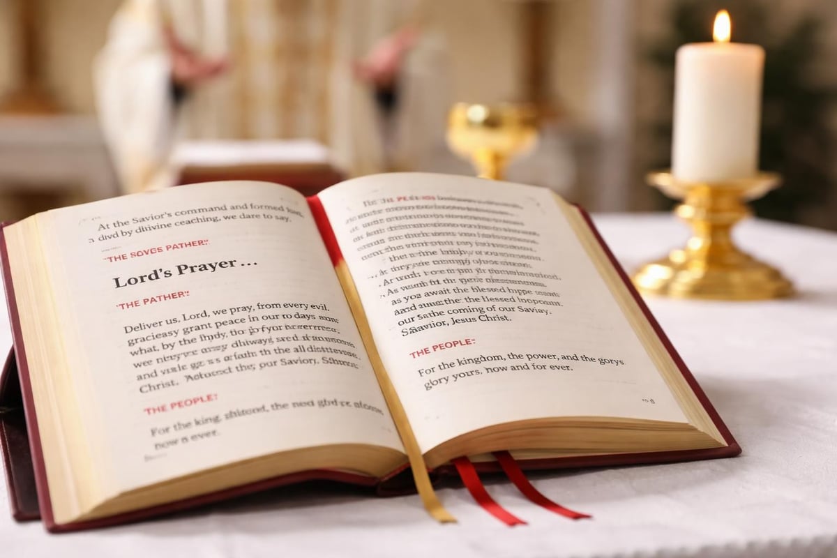 Our Father in Catholic worship