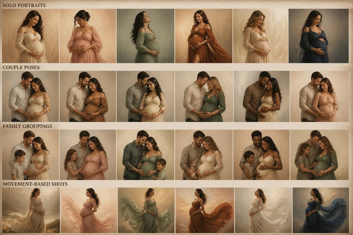 Maternity photography posing techniques