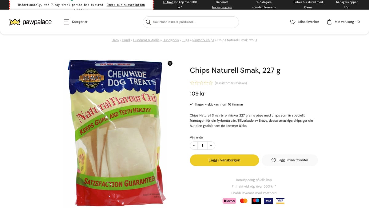 7 Smakrika Hund Chips Din Hund Kommer Älska 2026 - Bravo Chips Naturell Smak, 227g