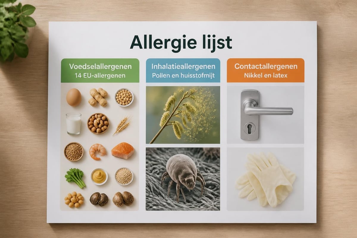 Categorieën allergenen