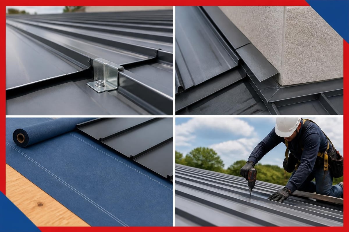 Metal roofing installation requirements