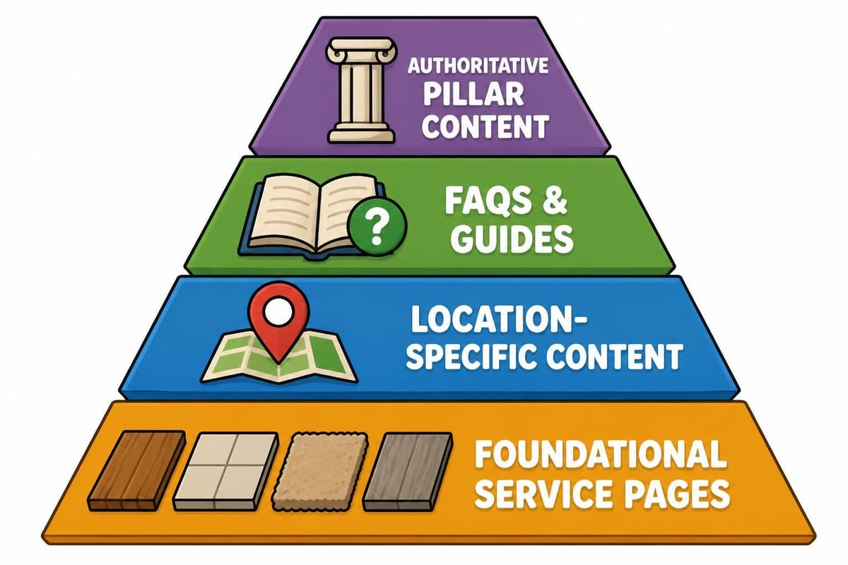 Content authority building