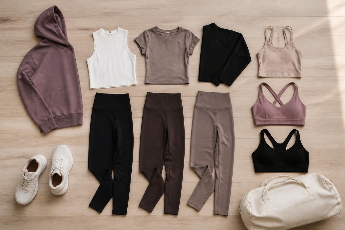 Activewear capsule wardrobe