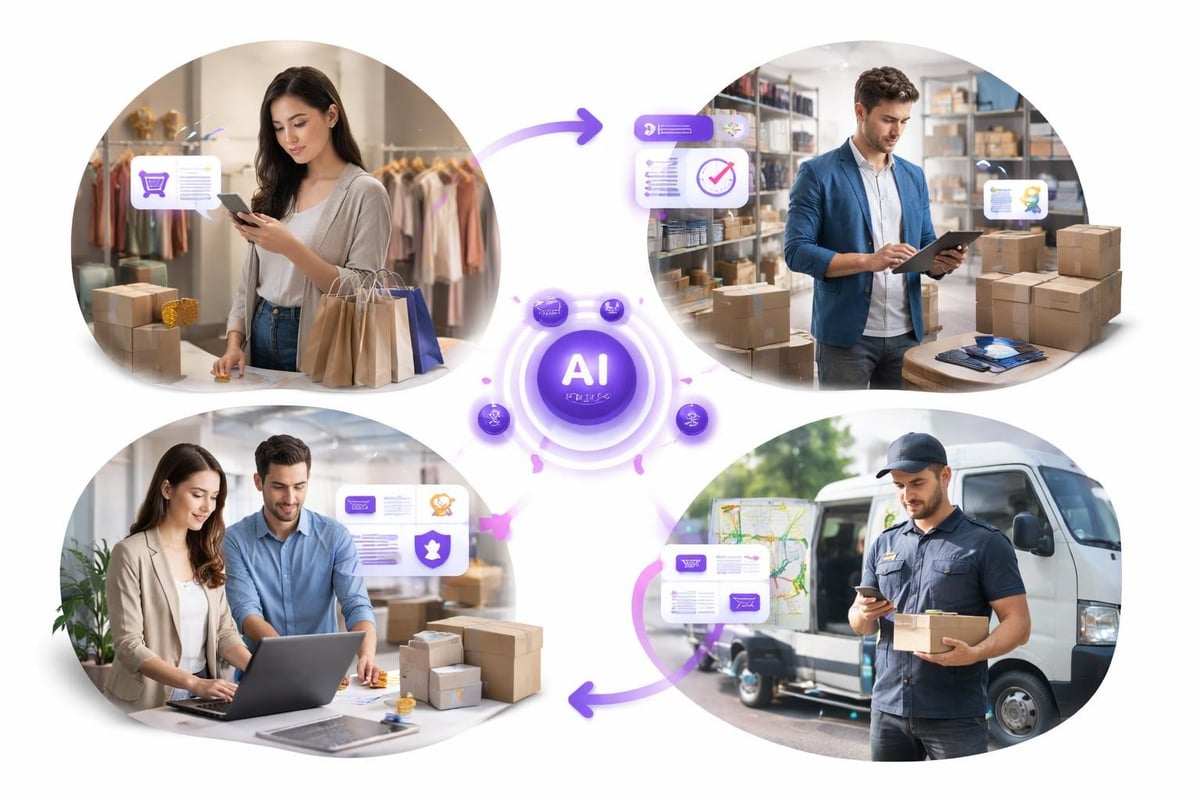 AI order management workflow