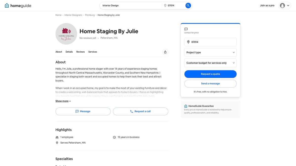 Top 8 Interior Designers Worcester Loves in 2025 - Home Staging By Julie