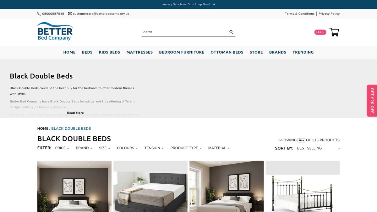 7 Best Black Double Bed Designs for Stylish Bedrooms 2026 - Black Double Bed Frame – Better Bed Company