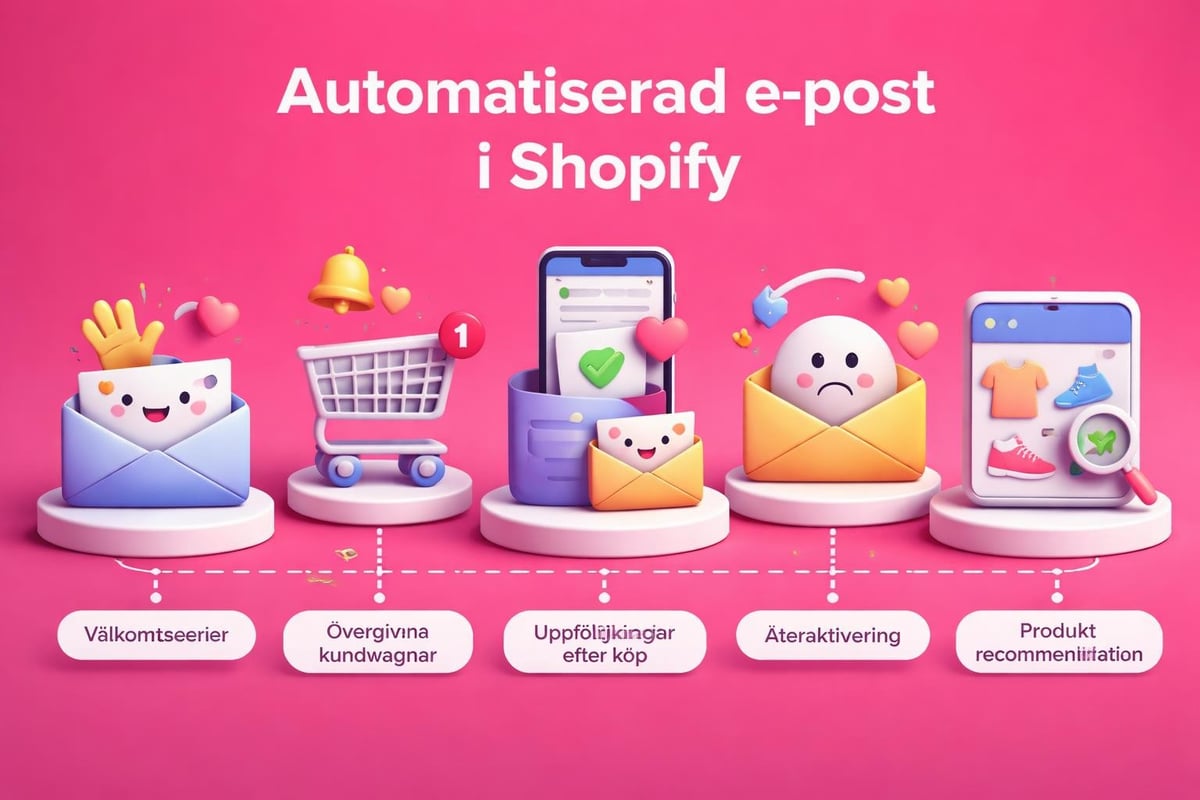 E-postmarknadsföring automation triggers