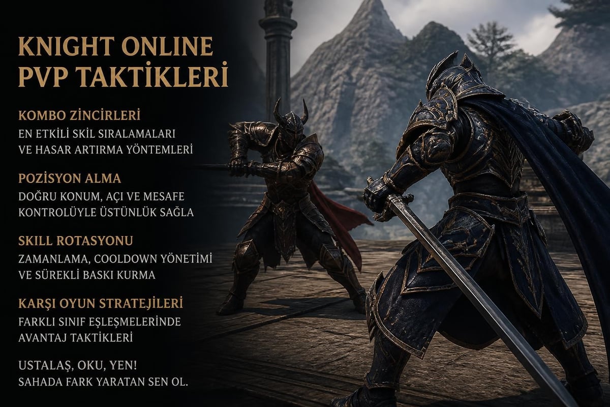 Knight Online PVP combat stratejileri