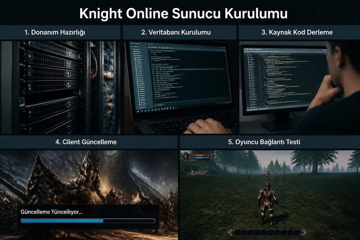 Knight Online sunucu kurulum süreci
