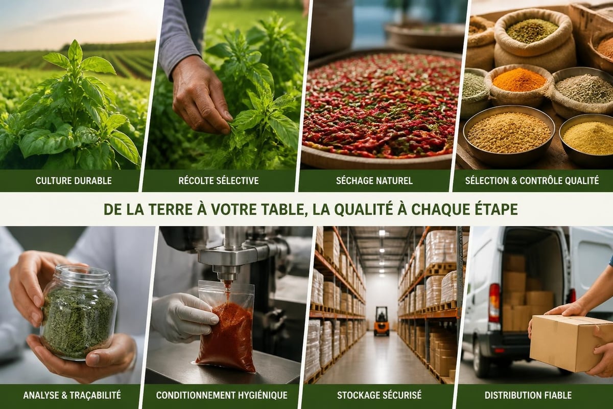 Approvisionnement aromate épice