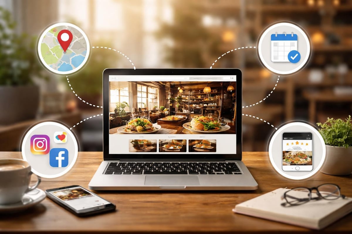 Restaurant Online-Präsenz Strategie