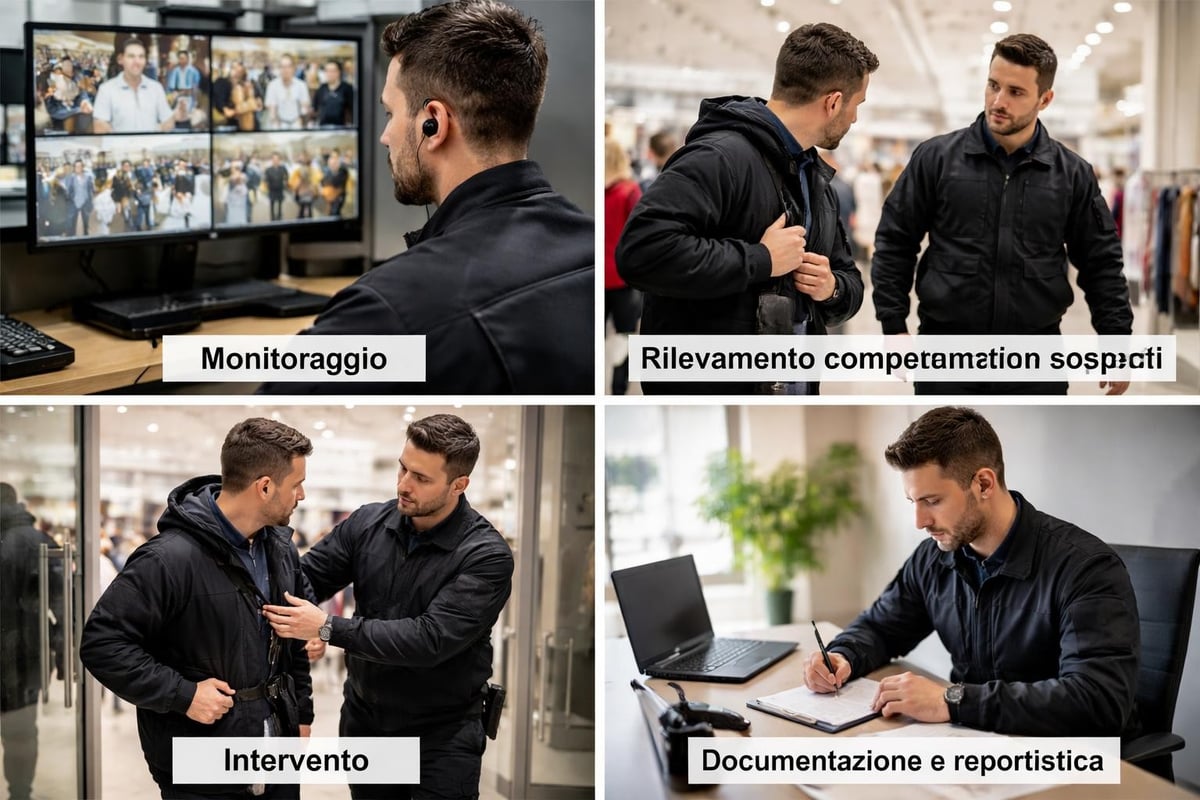 Attività quotidiane antitaccheggio