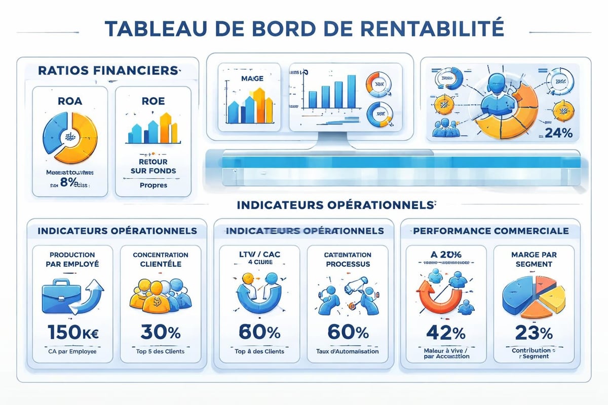 Tableaux de bord rentabilité dirigeants