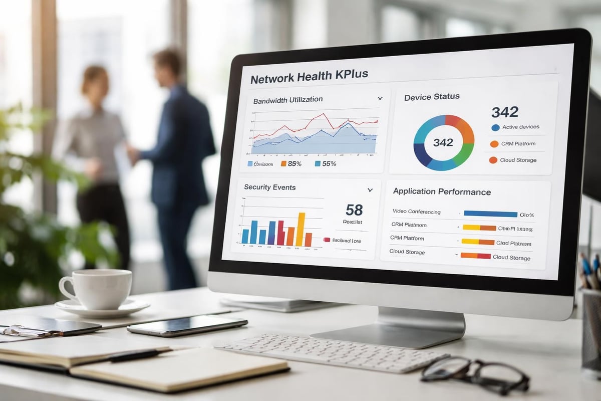 Network monitoring dashboard