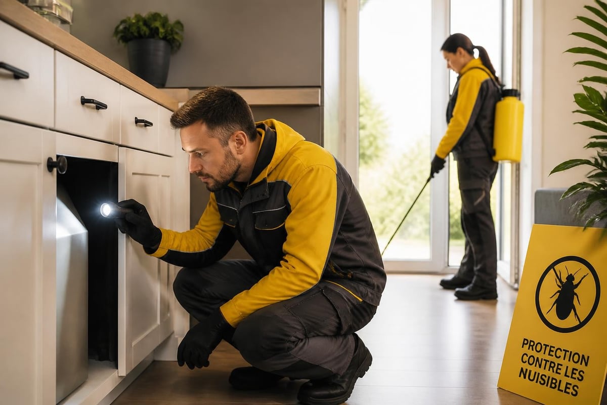 Traitement professionnel écologique des infestations
