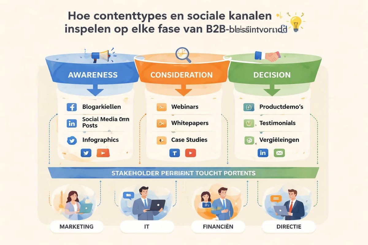 B2B buyer journey content mapping