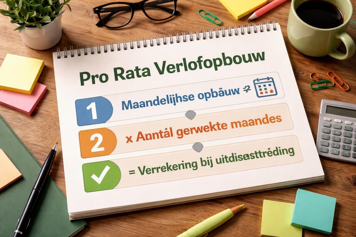 Pro rata verlofberekening