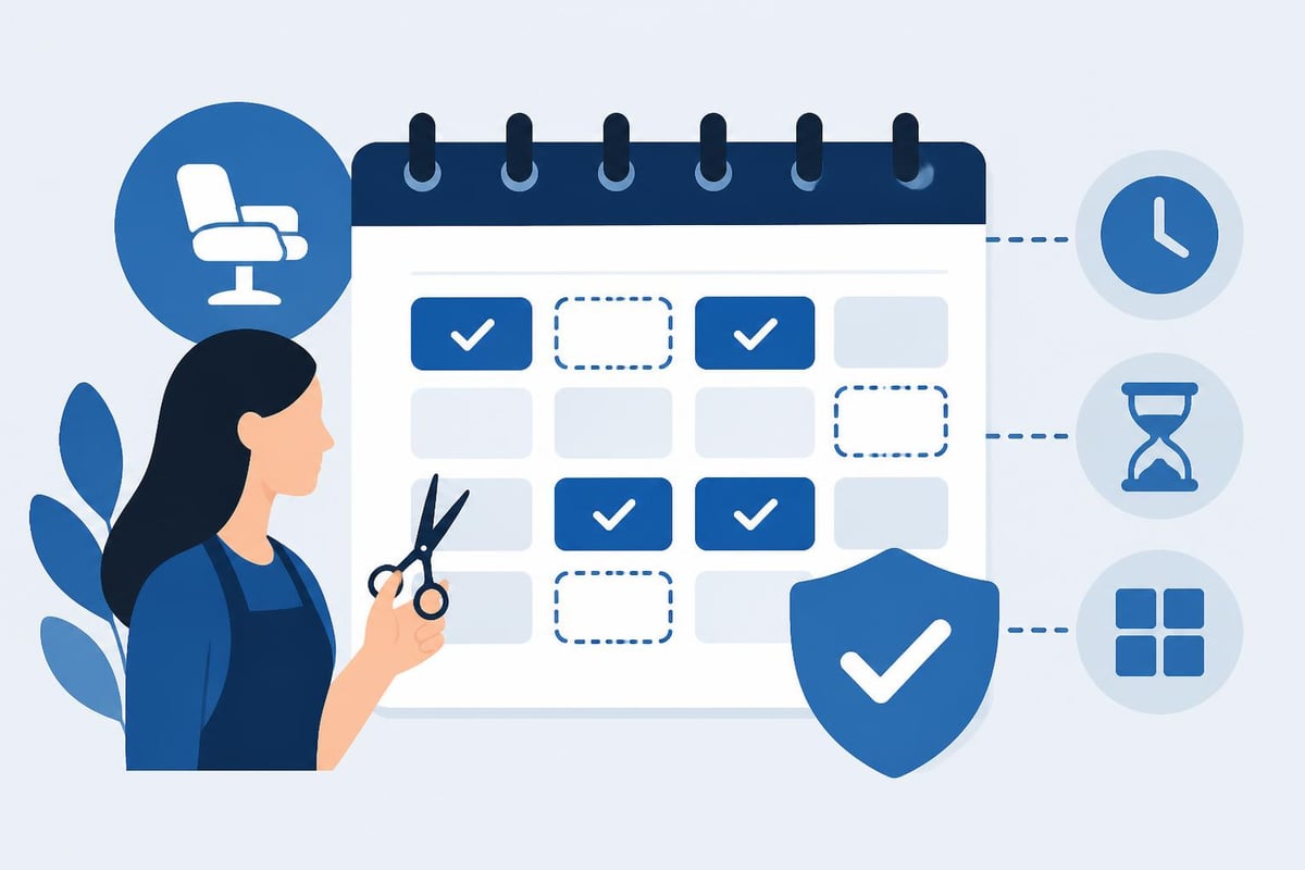 Salon scheduling optimization rules