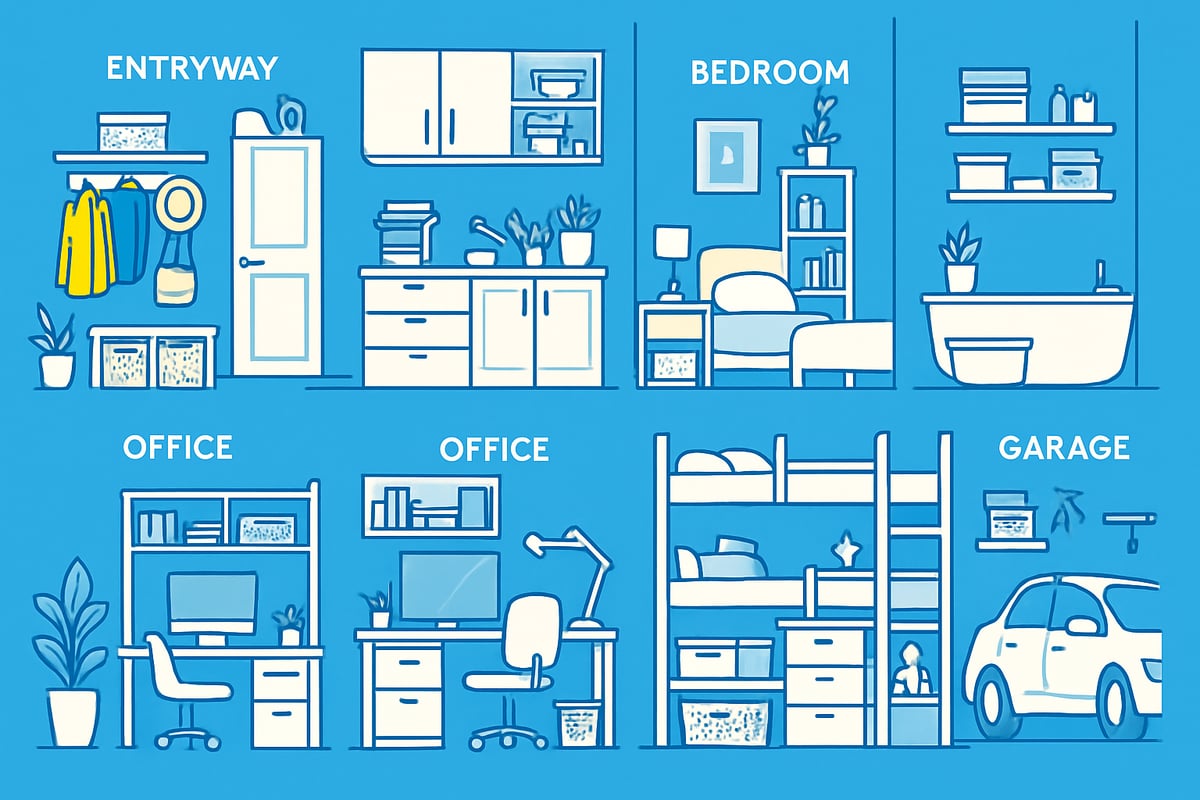 Step-by-Step Room-by-Room Organization Strategies