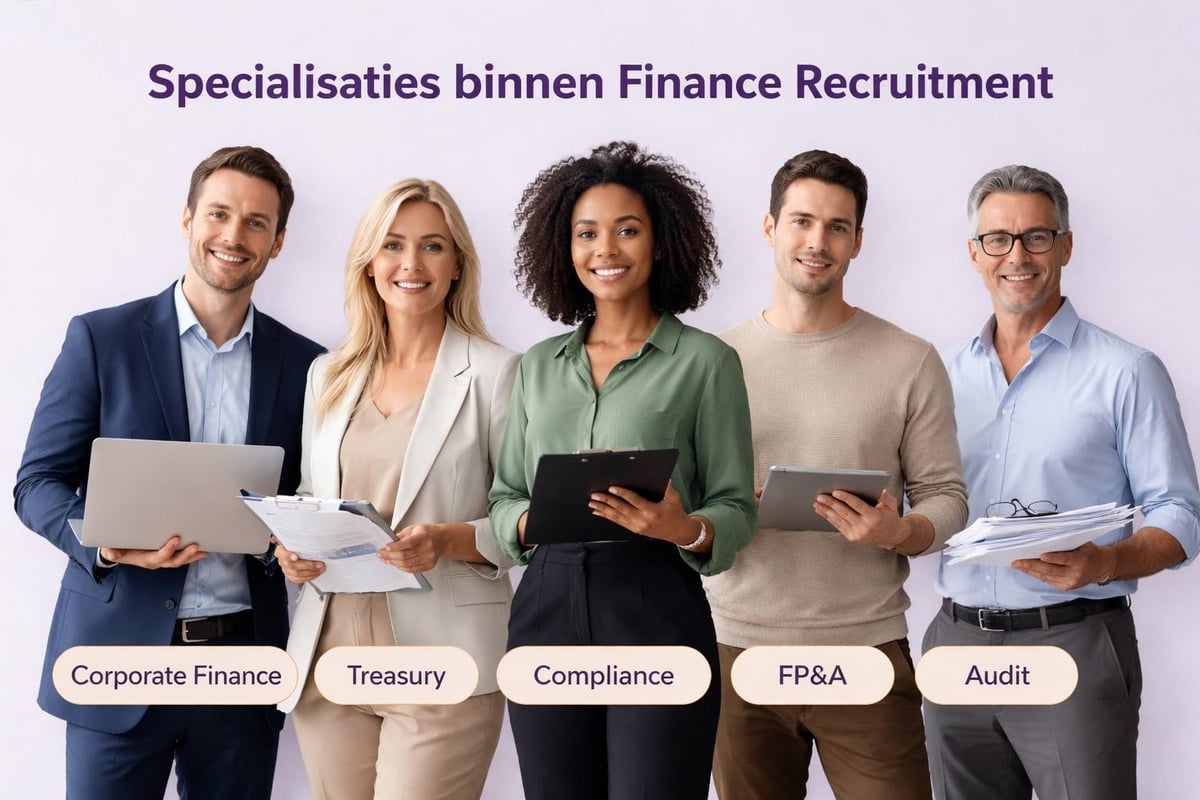 Finance recruitment specialisaties
