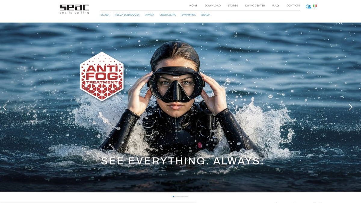 Top 9 Best Diving Mask Brands to Try in 2026 - SEAC