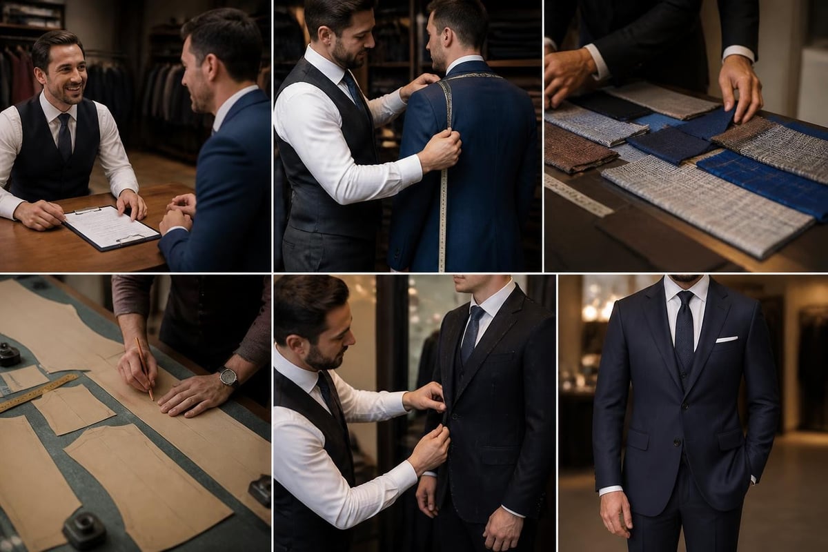 Bespoke tailoring process