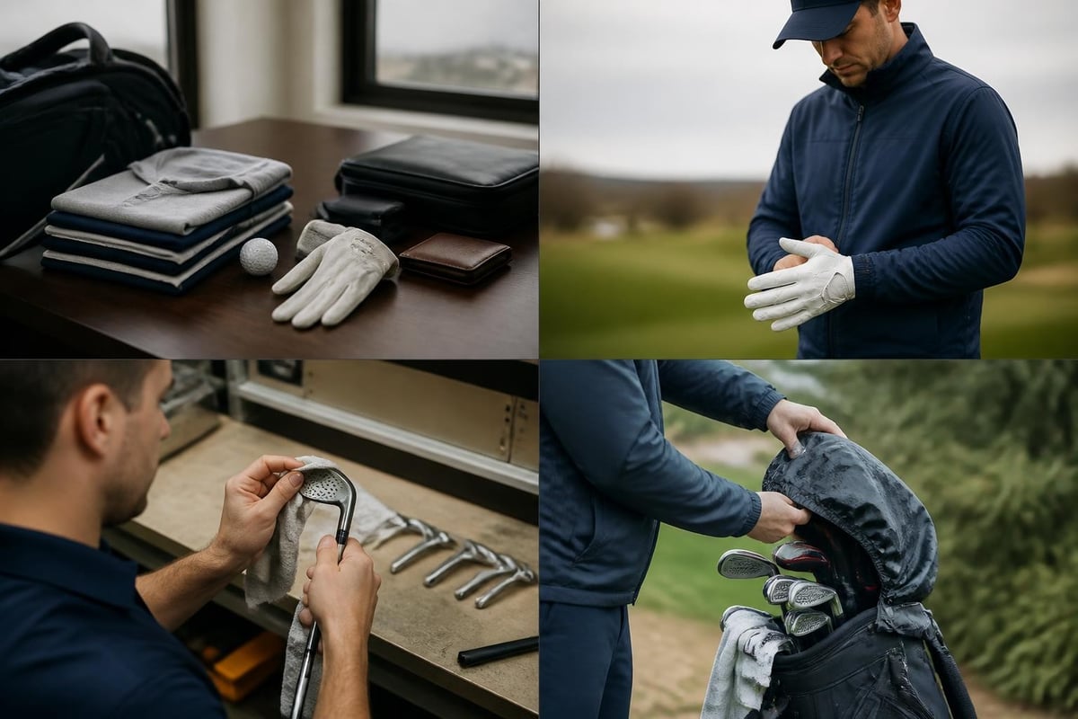Golf course accessories workflow