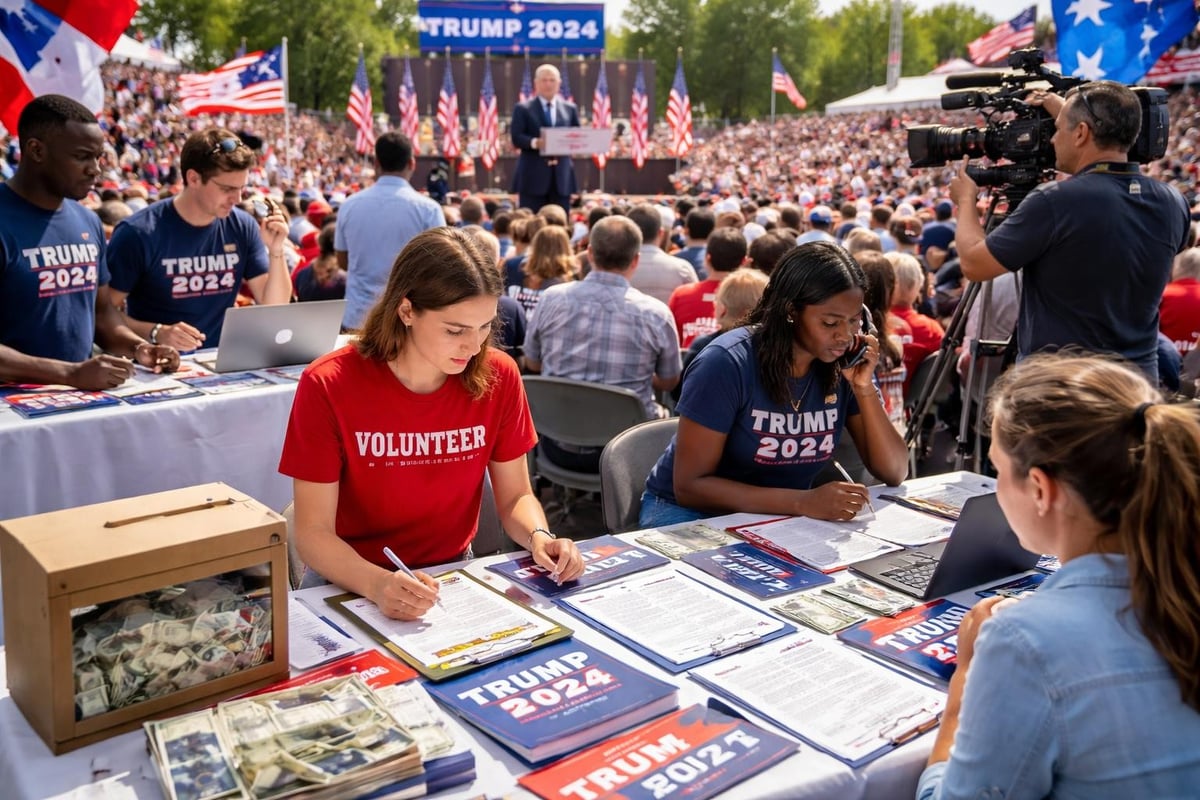 Campaign rally impact