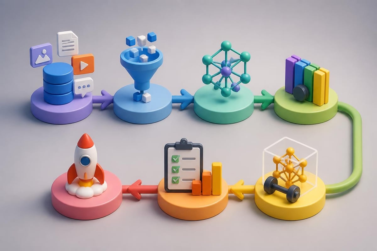 AI development workflow stages