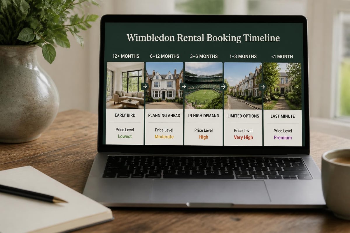 Wimbledon rental demand timeline