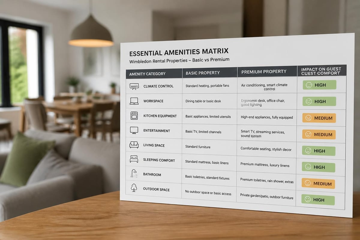 Tournament rental amenities